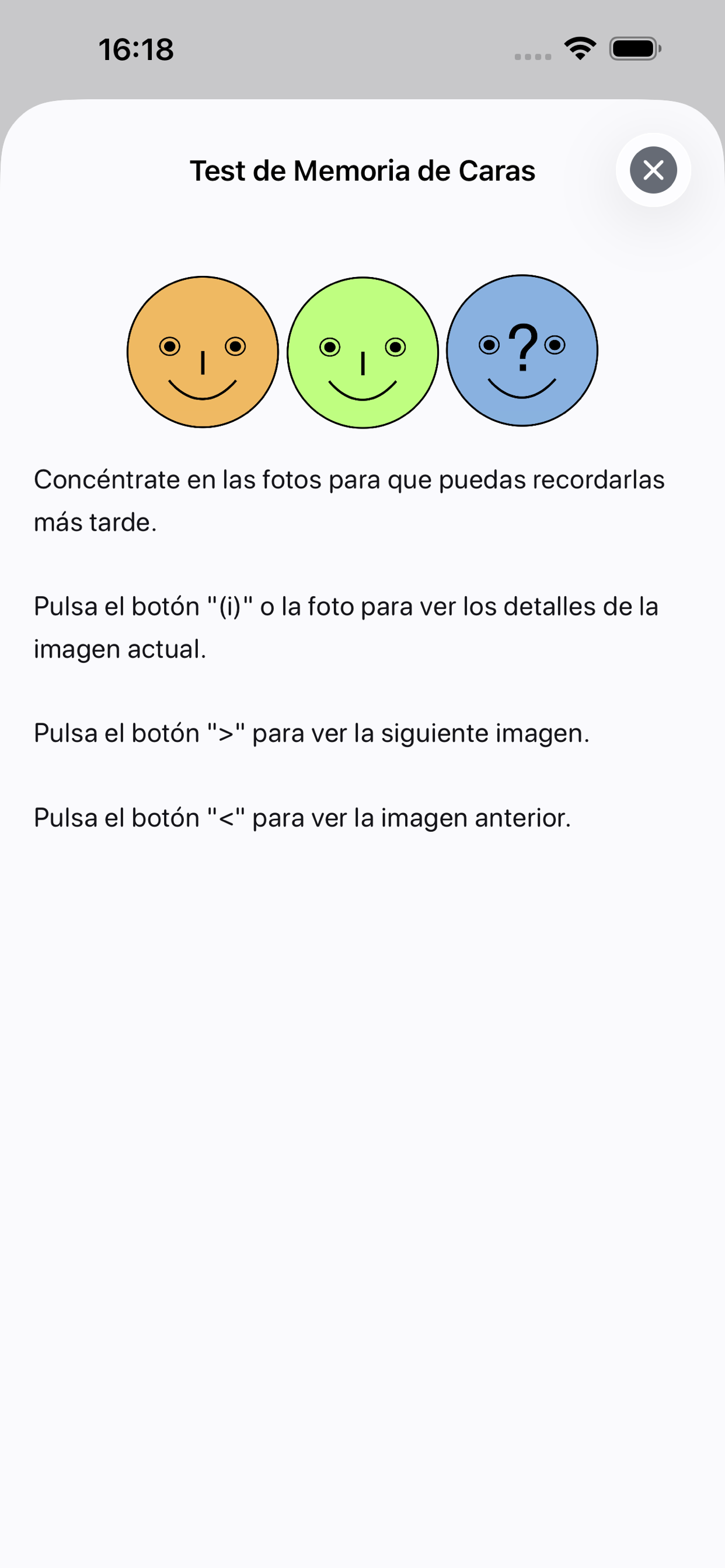 Superposición de ayuda en memorización activa